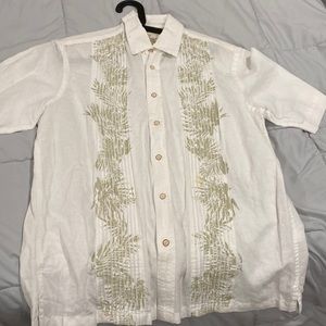 Tasso Elba Linen beach button down